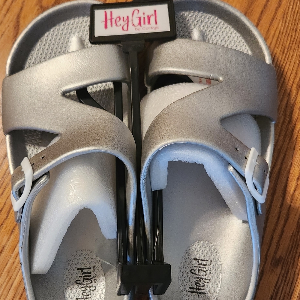 Hey Girl By Corky's Pool Slides Flip Flops Sandals Size 10